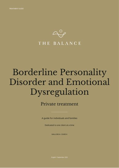 Borderline Personality Disorder and Emotional Dysregulation | Treatment guide