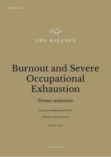 Burnout and Severe Occupational Exhaustion | Treatment guide