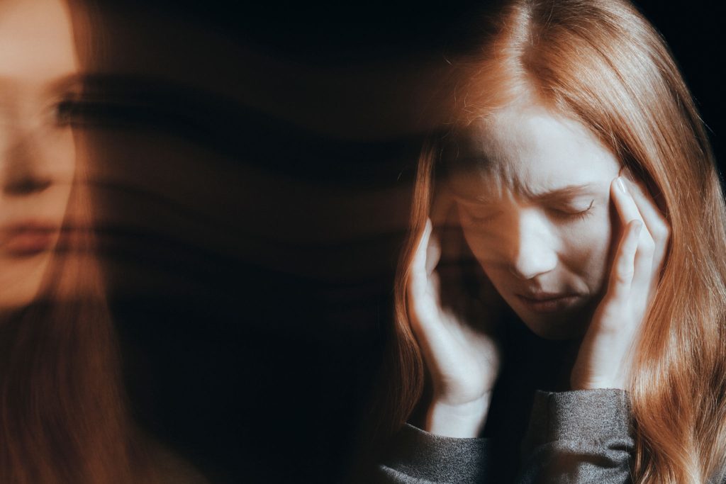 Woman with Schizophrenia finding it hard to focus